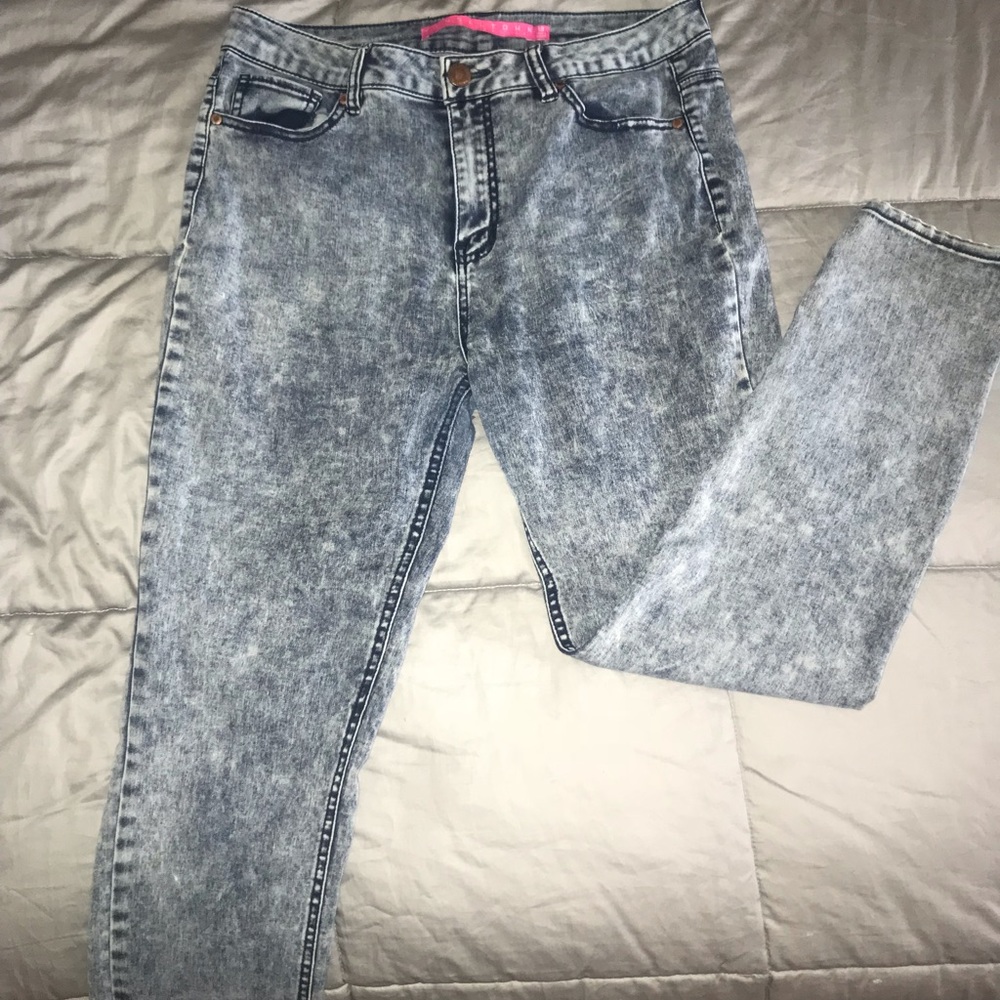 Acid Wash Jeggings